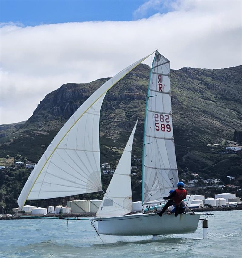 R-Class National Championship - Leander Trophy - February 2025 photo copyright Amanda Norris taken at Naval Point Club Lyttelton and featuring the 12ft Skiff class