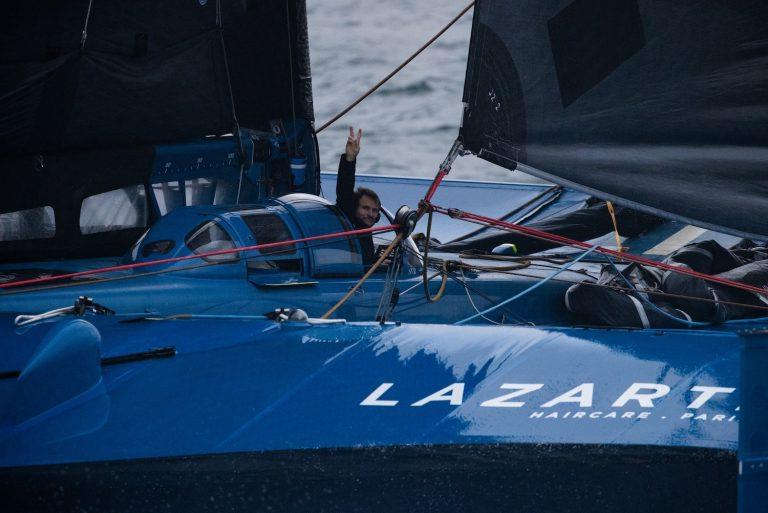 SVR Lazartigue depart for Jules Verne record attempt - November 30, 2024 photo copyright Clement Gerbaud taken at Yacht Club de France and featuring the Ultim class