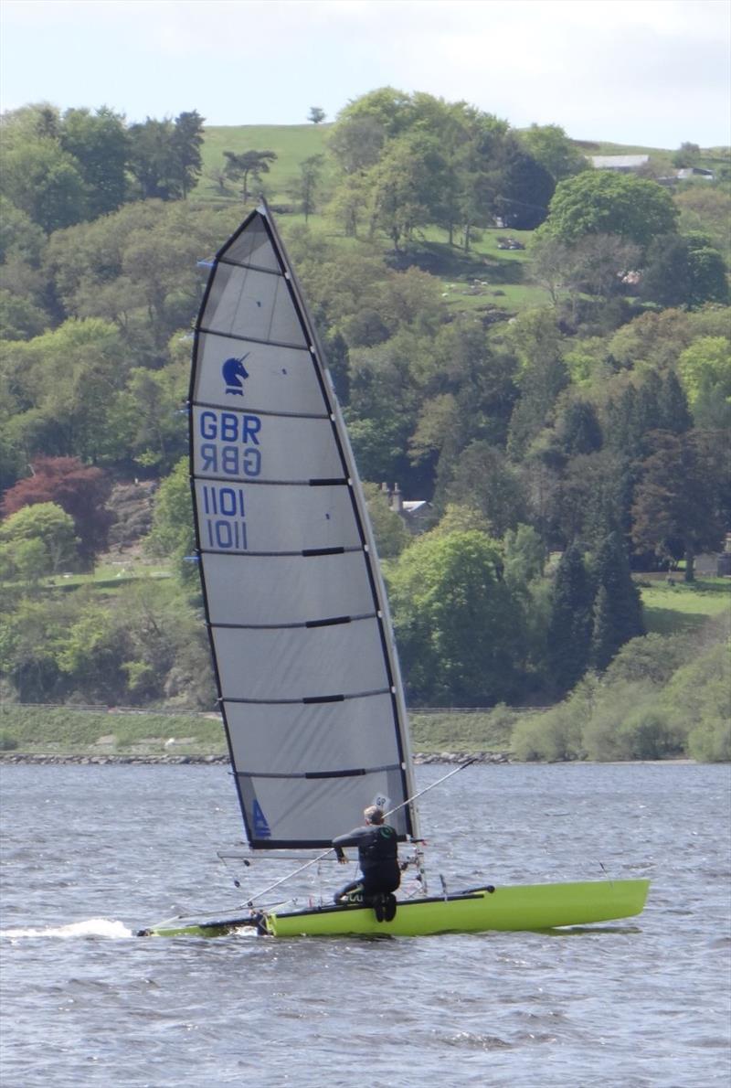 Unicorn Travellers' Series Round 2 at Bala  photo copyright Tanya Piper taken at Bala Sailing Club and featuring the Unicorn class