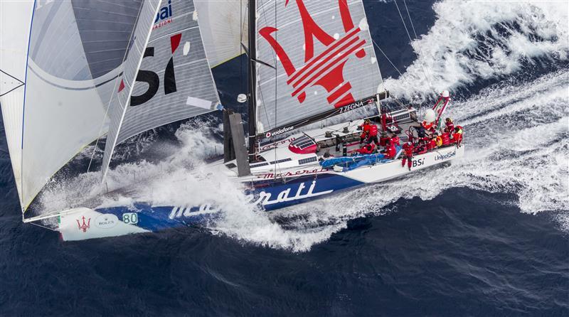 Giovanni Soldini's Maserati (ITA) during the Rolex Sydney Hobart Yacht Race - photo © Rolex / Stefano Gattini