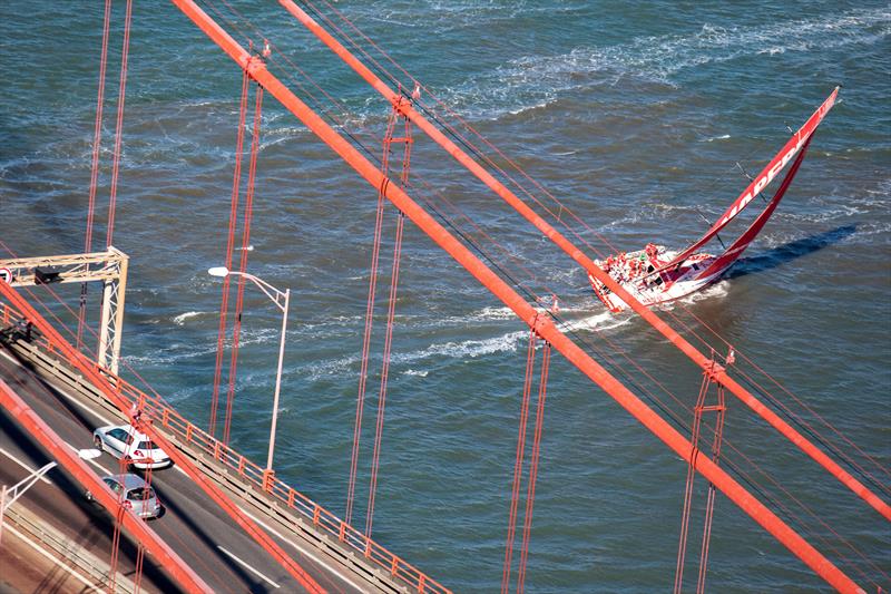 Start of Volvo Ocean Race Leg 2: Lisbon to Cape Town - photo © Maria Muina / MAPFRE