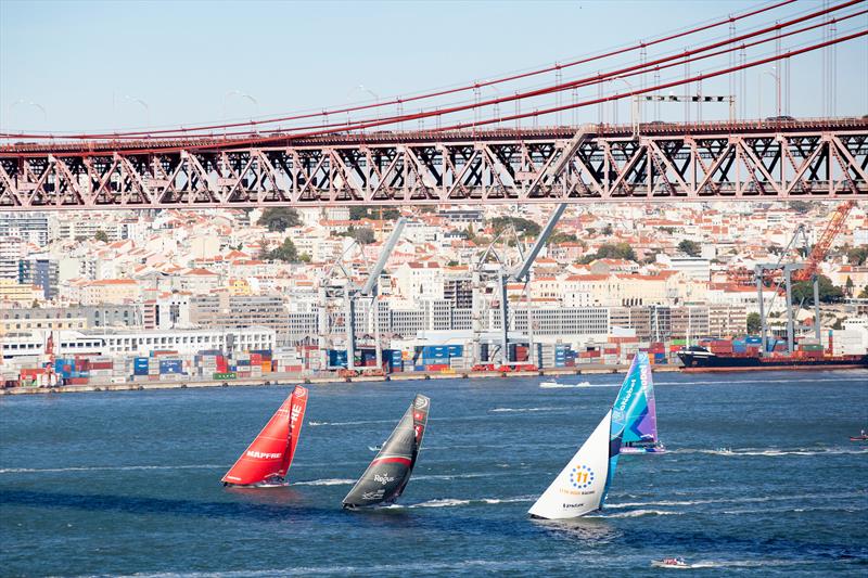 Start of Volvo Ocean Race Leg 2: Lisbon to Cape Town - photo © Maria Muina / MAPFRE