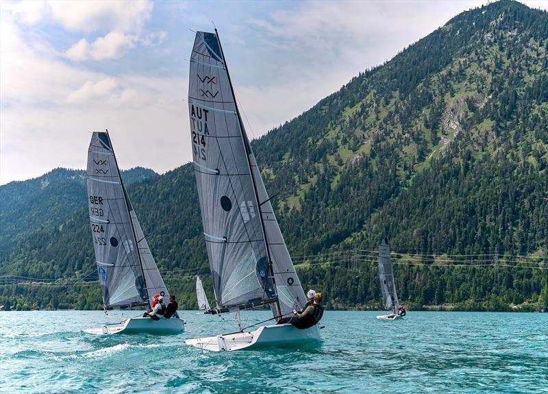 VX One European racing photo copyright Iris Kamml taken at Segelclub Walchensee and featuring the VX One class