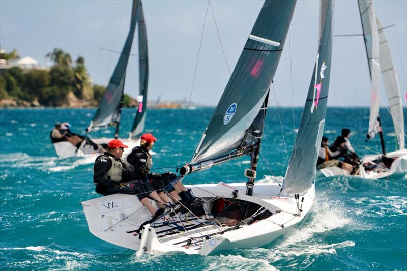 VX Ones race in 2016 at the St. Thomas International Regatta photo copyright STIR / Dean Barnes taken at St. Thomas Yacht Club and featuring the VX One class