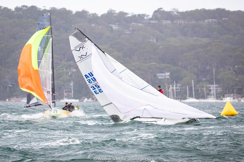 Full on conditions - VX One Australian National Championships 2025 photo copyright Andrew Snell @sailorgirlHQ taken at Royal Prince Alfred Yacht Club and featuring the VX One class