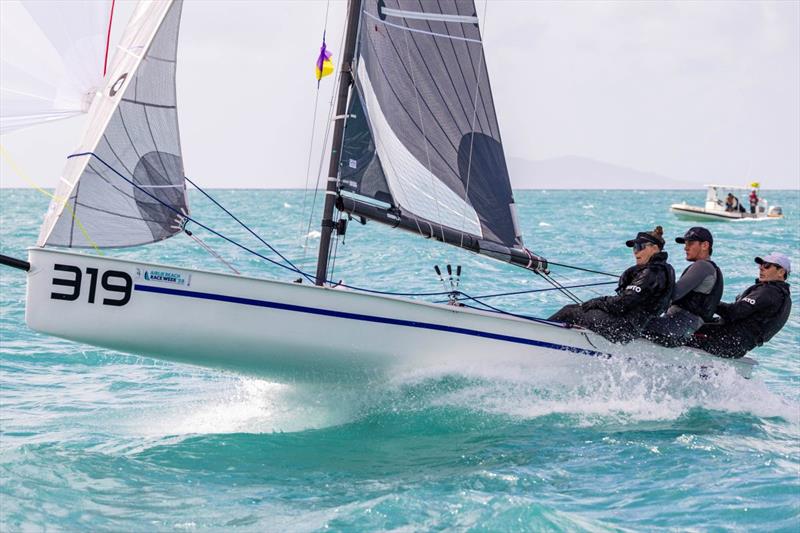 Rob Douglass and crew on Dollop - 74 Islands Distillery Airlie Beach Race Week - photo © Andrea Francolini / ABRW
