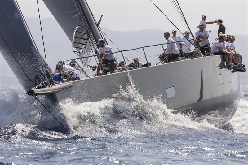 Claus Peter Offen's Wally 100 Y3K on day 1 of the Maxi Yacht Rolex Cup photo copyright Studio Borlenghi / International Maxi Association taken at Yacht Club Costa Smeralda and featuring the Wally class