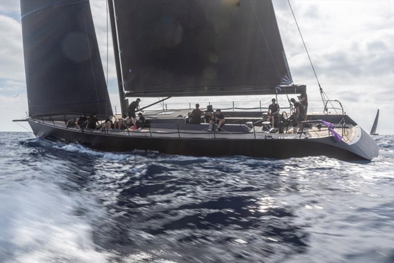 Terry Hui's Lyra leads the Wally class after one day of racing - 2019 Les Voiles de Saint-Tropez, Day 2 photo copyright Gilles Martin-Raget taken at Société Nautique de Saint-Tropez and featuring the Wally class
