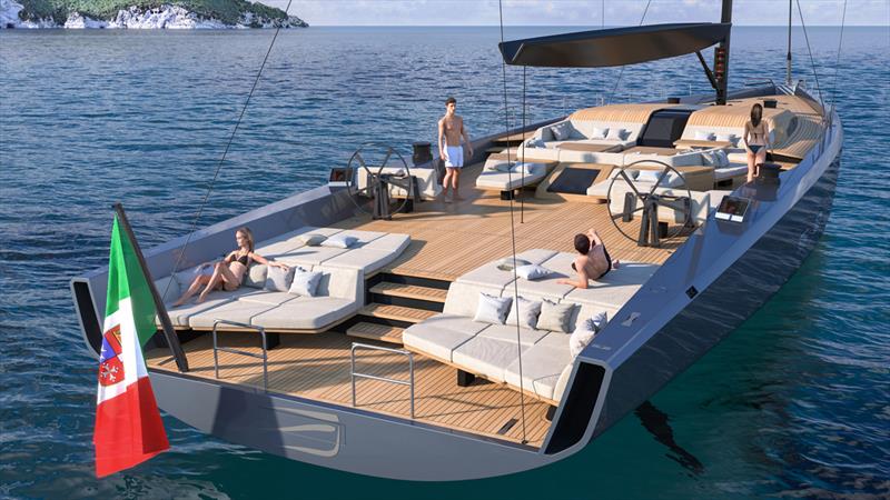Wallywind110 cruising set up photo copyright Wally Yachts taken at  and featuring the Wally class