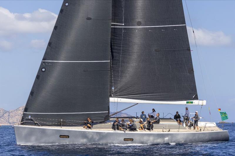 IMA President Benoît de Froidmont got off to a strong start in today's race aboard his Wally 60  Wallyño - 2024 Maxi Yacht Rolex Cup and IMA Maxi 1 Worlds day 3 photo copyright IMA / Studio Borlenghi taken at Yacht Club Costa Smeralda and featuring the Wally class