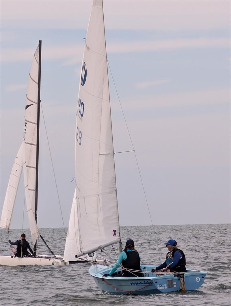 W890 Oops-a-daisy during the Wanderer Open at Whitstable photo copyright Sam Turner taken at Whitstable Yacht Club and featuring the Wanderer class