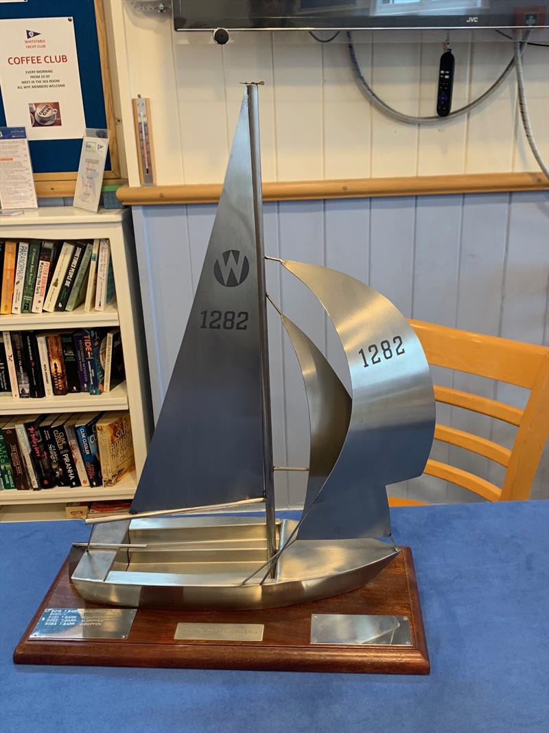 The Gavin Barr Trophy for the Wanderer Open at Whitstable photo copyright Elizabeth Doggart taken at Whitstable Yacht Club and featuring the Wanderer class