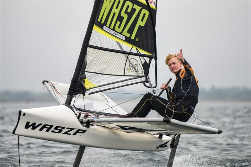 The Foil for Life Challenge by Lemer Pax sets off from Lymington - photo © James Tomlinson