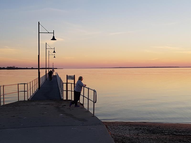 Sunset over Lake Victoria - The 2021 Australian WASZP Nationals are set for Paynesville - photo © GLYC