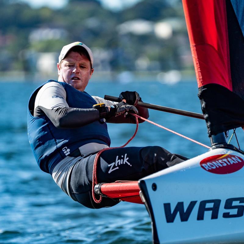 Australian WASZP Nationals day 1 photo copyright FSR Industries taken at Perth Dinghy Sailing Club and featuring the WASZP class