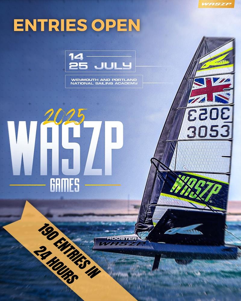 Record entries for the 2025 International WASZP Games photo copyright WASZP Class taken at Weymouth & Portland Sailing Academy and featuring the WASZP class