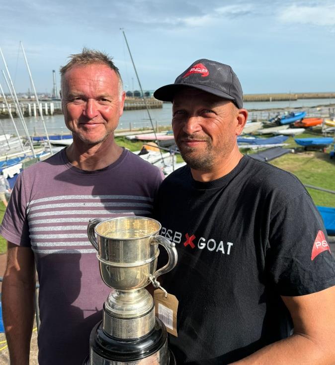 Wayfarer Nationals at Shoreham - 2025 Champions, Paul Cullen and Vyv Townend - photo © Nigel O’Donnell
