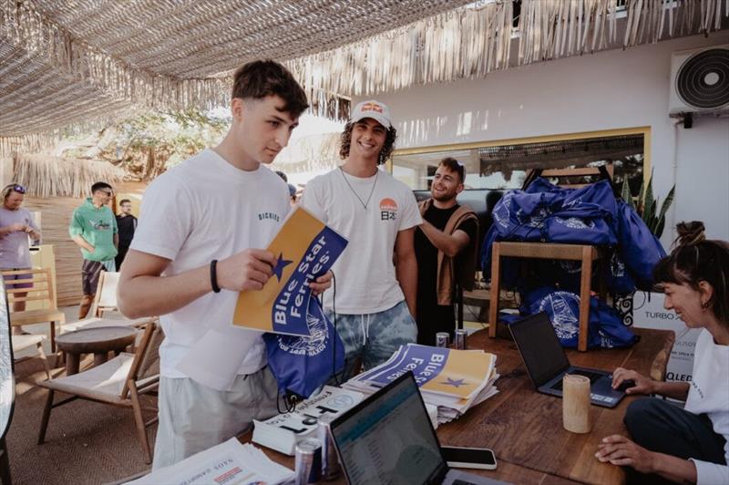 Lennart Neubauer is ready for action at his home spot - 2024 FPT Naxos photo copyright PROtography Official taken at  and featuring the Windsurfing class