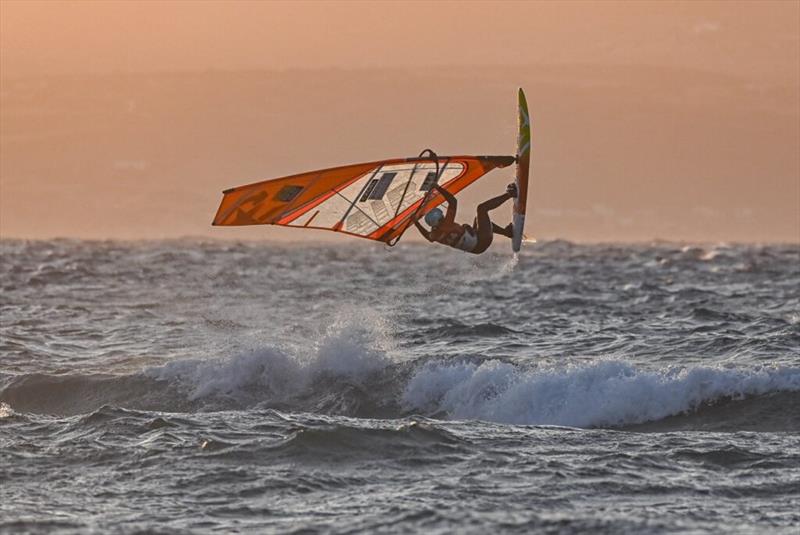 Lisa Kloster was on fire today - 2024 FPT Naxos photo copyright PROtography Official taken at  and featuring the Windsurfing class