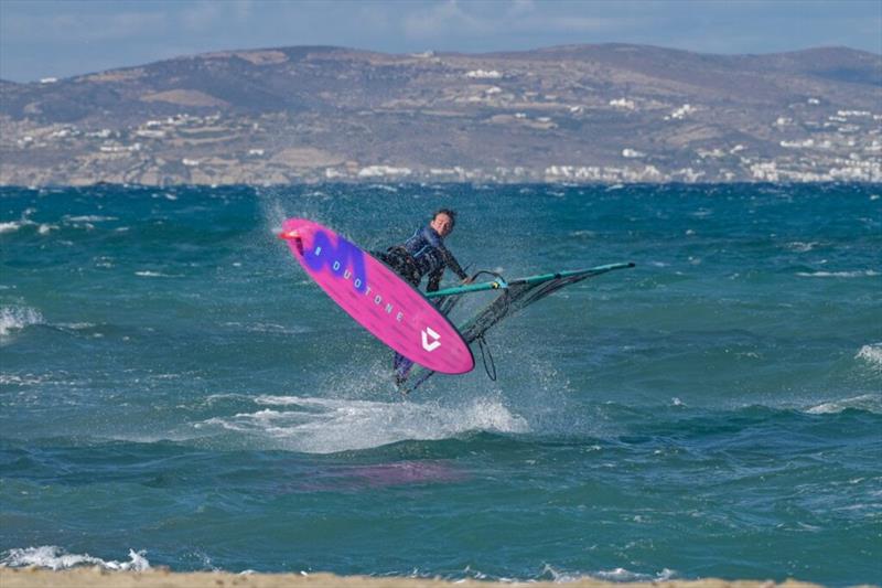 Niclas Nebelung rotating blisteringly fast - 2024 FPT Naxos photo copyright PROtography Official taken at  and featuring the Windsurfing class