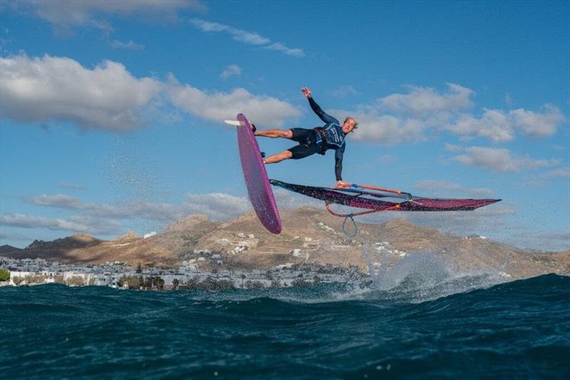 Yentel Caers is a competitive machine - 2024 FPT Naxos photo copyright PROtography Official taken at  and featuring the Windsurfing class