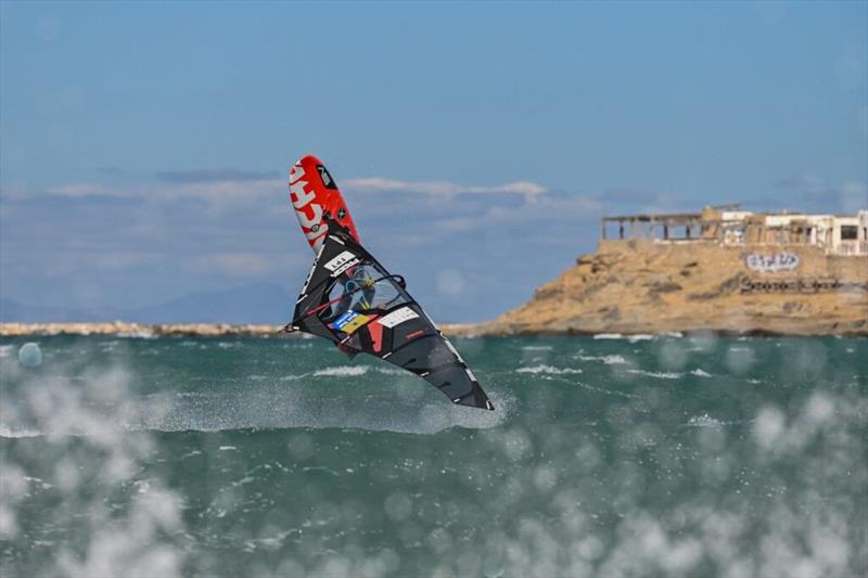 Jamie Howard in action - 2024 FPT Naxos photo copyright PROtography Official taken at  and featuring the Windsurfing class