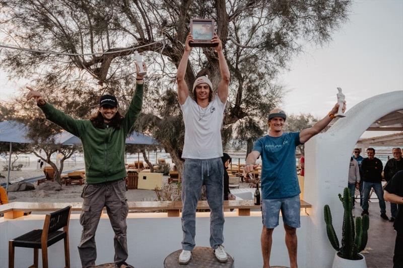 The 2024 Men's Freestyle Pro Tour podium! - 2024 FPT Naxos photo copyright PROtography Official taken at  and featuring the Windsurfing class