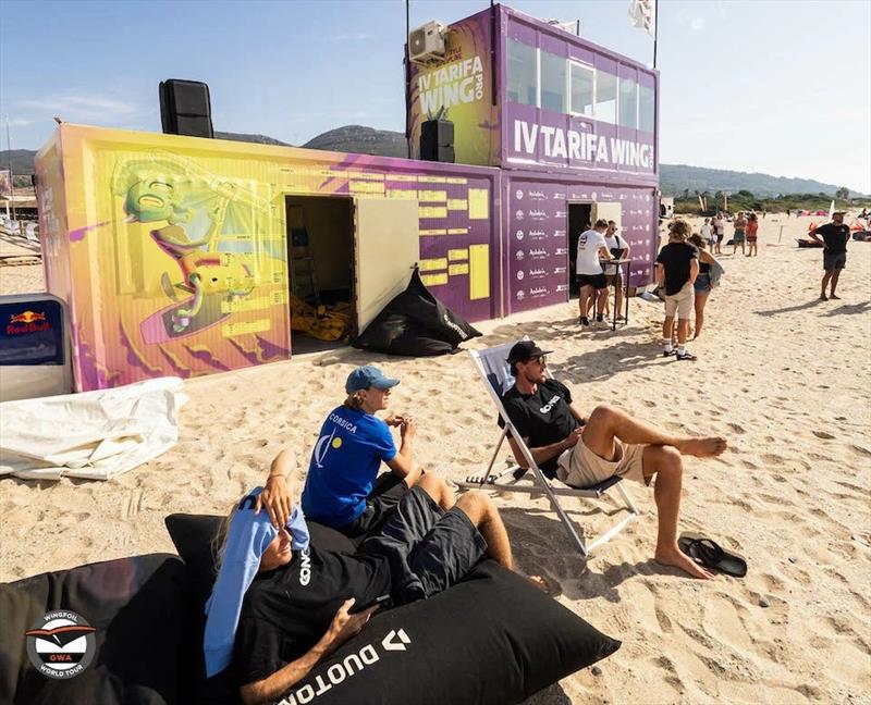 Bastien Escofet and Malo Guenole - GWA Wingfoil World Cup Spain 2024 - Tarifa Wing Pro photo copyright Samuel Cardenas taken at  and featuring the Wing Foil class