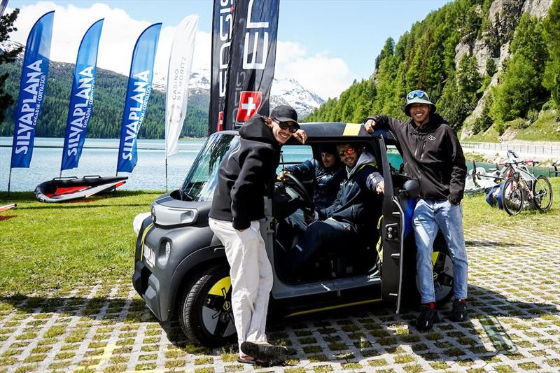 Good vibes on the lakeside - 2024 Formula Wing European Championships photo copyright IWSA media / Sailing Energy taken at  and featuring the Wing Foil class