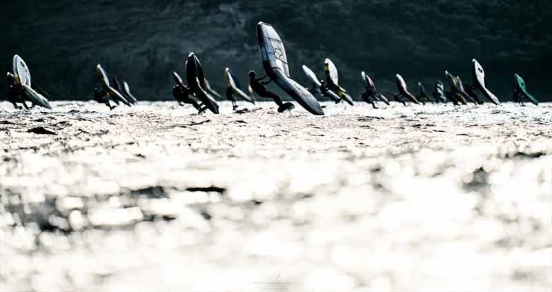 All wingfoilers sails the long-distance races in one fleets - 2024 Wingfoil Racing World Cup photo copyright IWSA media / Robert Hajduk taken at  and featuring the Wing Foil class