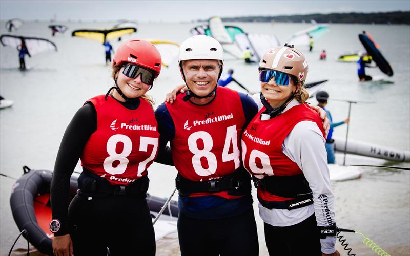 Lucy, Jon and Stella Bilger - PredictWind Wingfoil National Championships. Wakatere Boating Club. Day 2 - Saturday 8 March - photo © Suellen Hurling