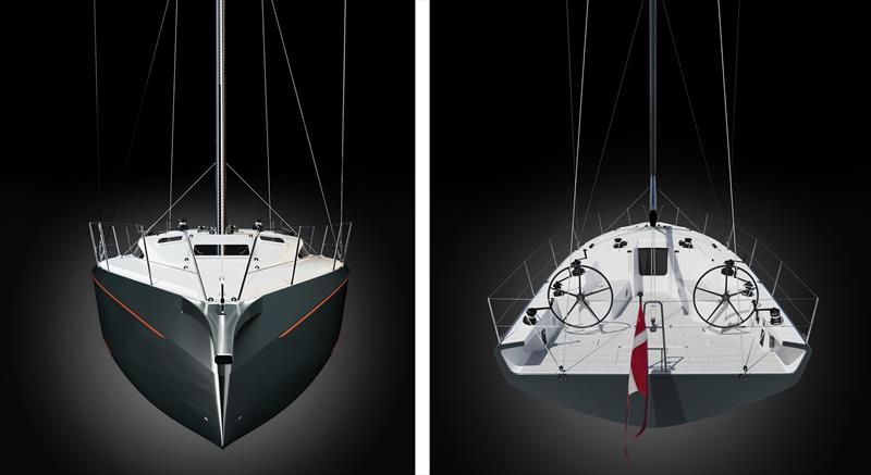 Renders of the XR 41 - photo © X-Yachts