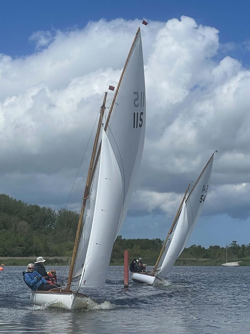 YBOD winners Peter Robbins, Caroline Dixey, Chris Pugh and second Simon Daniels at the Norfolk Punt Club Keelboat Open photo copyright Rachel Clayton taken at Norfolk Punt Club and featuring the Yare & Bure One Design class