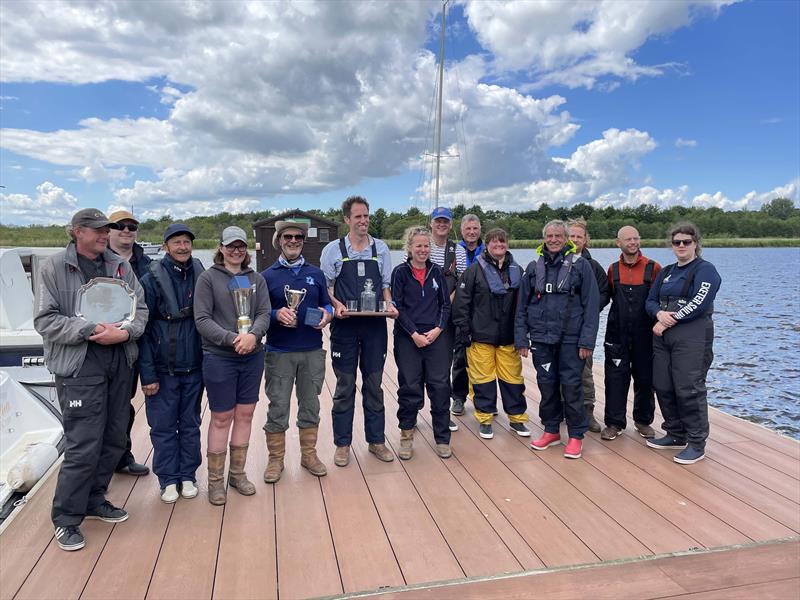 Sailors in the Yeoman Nationals at the Norfolk Punt Club photo copyright Rachel Clayton taken at Norfolk Punt Club and featuring the Yeoman/Kinsman class